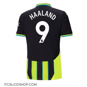 Manchester City Erling Haaland #9 Seconda Maglia 2024-25 Manica Corta
